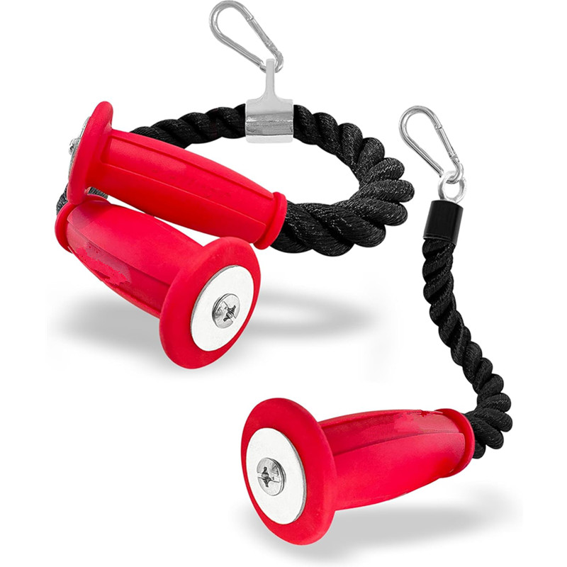 Sports Equipment Online - Ergonomic Tricep Ropes Non-Slip Cable Attachment