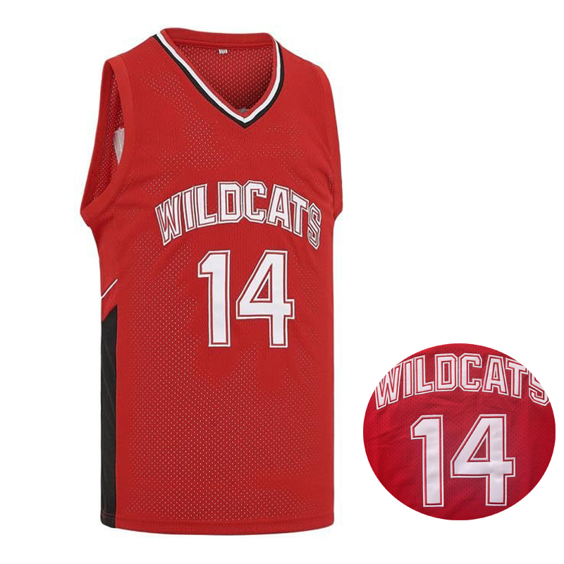Movie Wildcats High School #14 - đánh giá và giá Sports Equipment Jersey