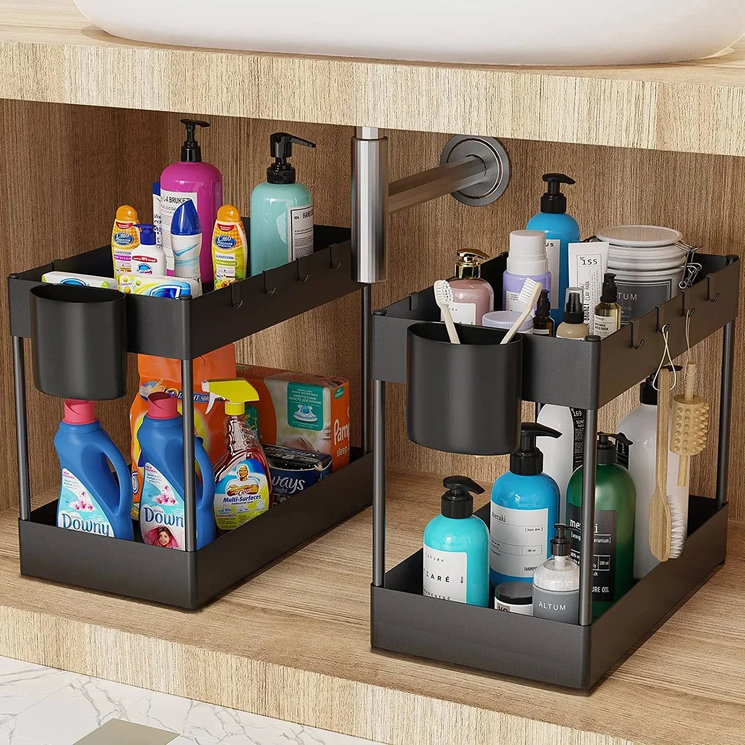 2 Tier Under Sink Sliding Stor - đánh giá và giá Sports Equipment Cabinet