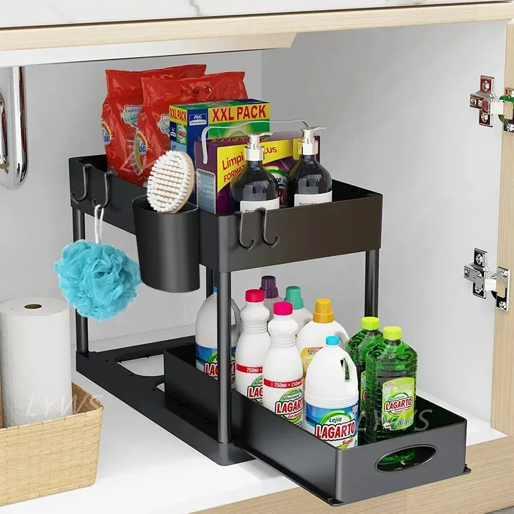 2 Tier Under Sink Sliding Stor - đánh giá và giá Sports Equipment Cabinet
